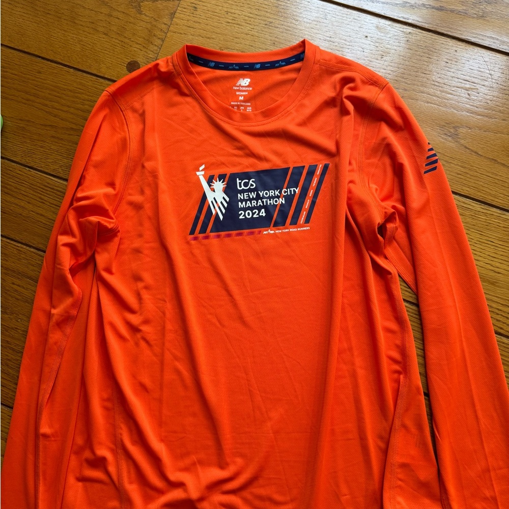 New Balance Women’s Orange NY Marathon Shirt